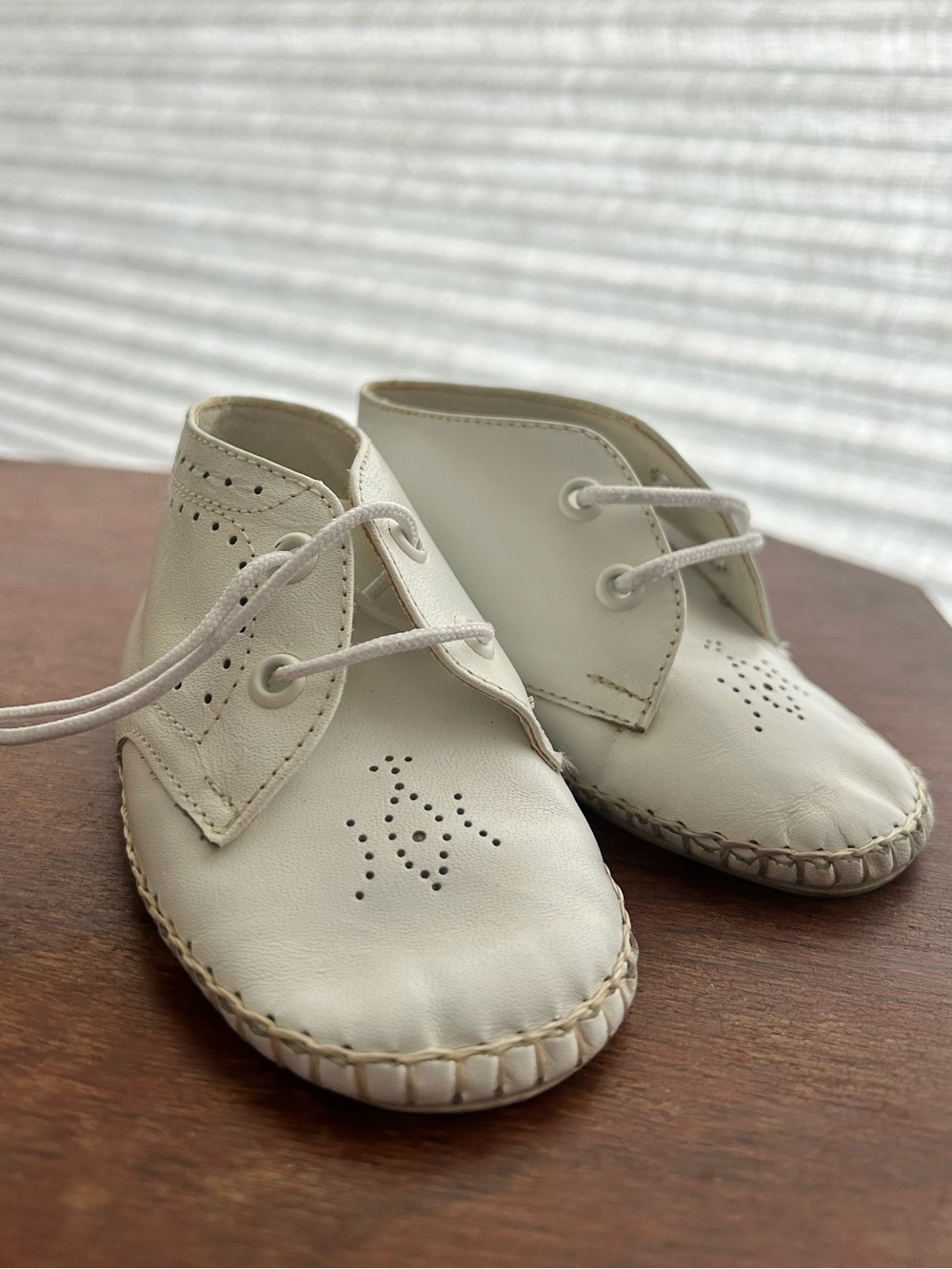 Leather Baby Booties from Brazil